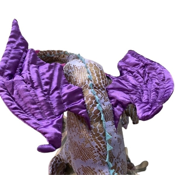 Purple dragon bendable, pretend play - Picture 4 of 6